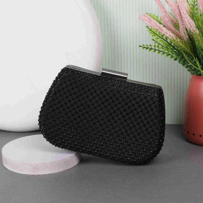 Mochi Women Black Party-Fashion Clutches (SKU: 38-115-11-10)