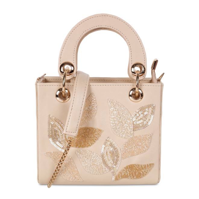 Mochi Women Beige Hand Bags Satchel Bags (SKU: 38-129-20-10)