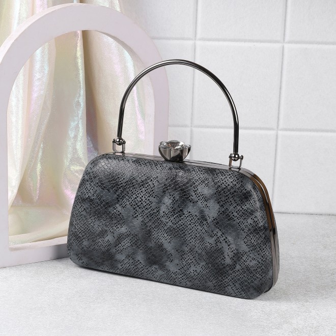 Women Grey Party-Fashion Clutches