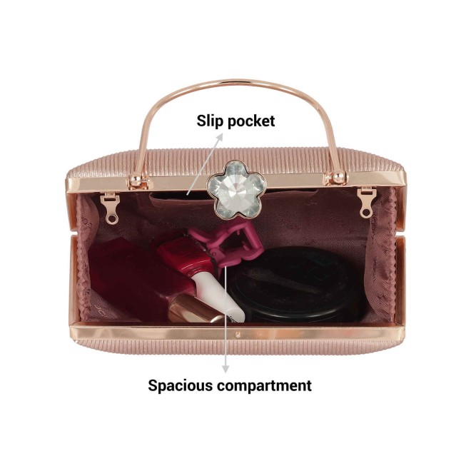 Mochi Women Rose Gold Party-Fashion Clutches (SKU: 38-139-52-10)