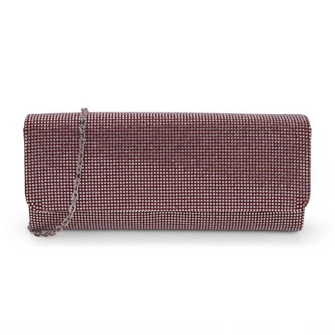 Mochi Women Wine Hand Bags Clutches