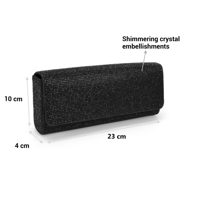 Mochi Women Black Hand Bags Clutches (SKU: 38-173-11-10)