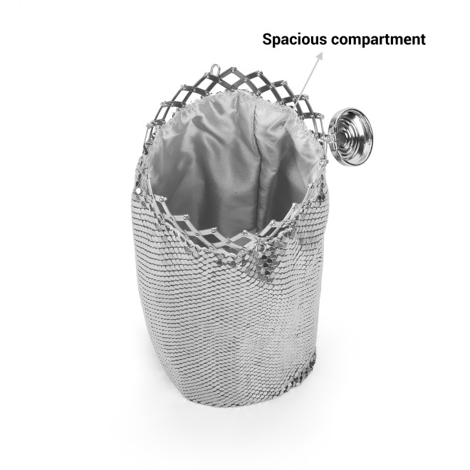 Mochi Women Silver Hand Bags Potlis (SKU: 38-175-27-10)