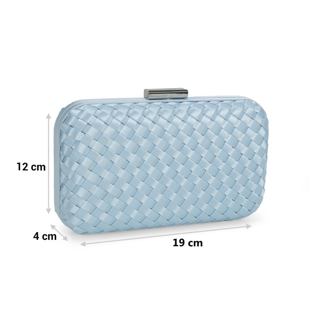 Mochi Women Blue Hand Bags Box Clutch (SKU: 38-184-45-10)