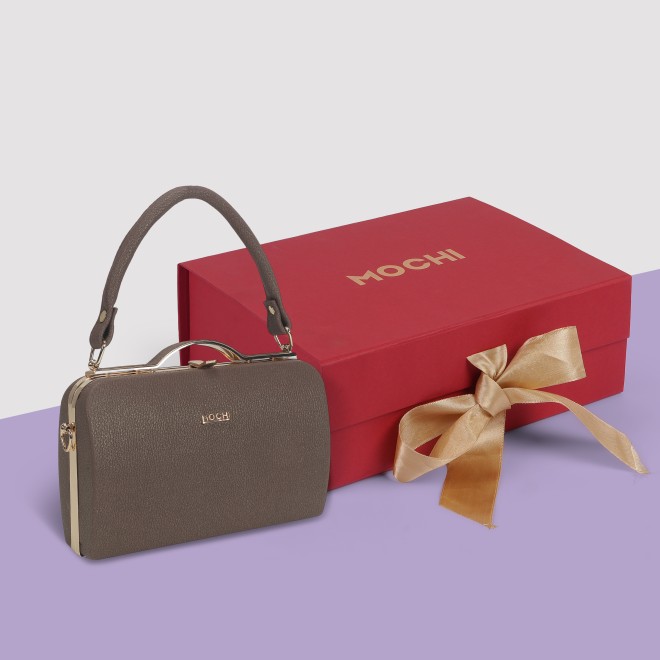 Mochi Women Bronze Hand Bags Evening Bag