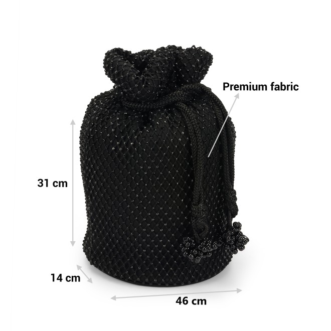 Mochi Women Black Potlis (SKU: 38-206-11-10)
