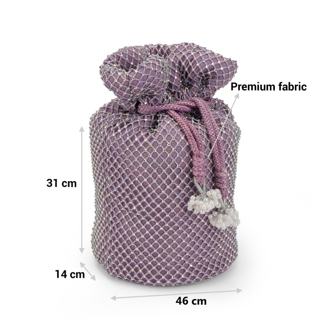 Mochi Women Purple Potlis (SKU: 38-206-26-10)