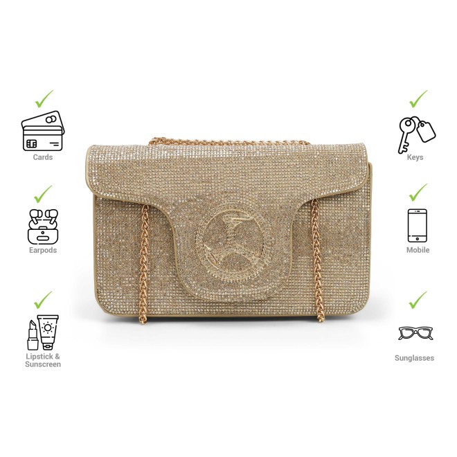 Mochi Women Gold Evening Bag (SKU: 38-218-15-10)