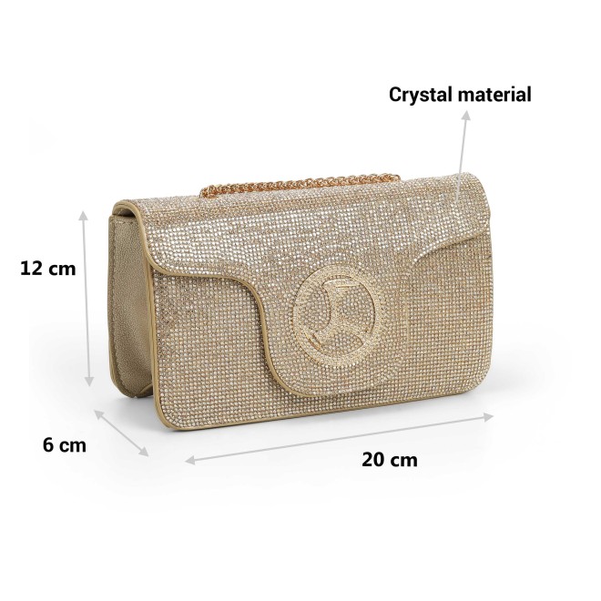 Mochi Women Gold Evening Bag (SKU: 38-218-15-10)