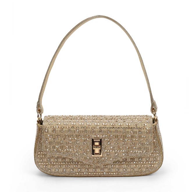 Mochi Women Gold Shoulder Bag (SKU: 38-219-15-10) Mochi Women Gold Shoulder Bag (SKU: 38-219-15-10)