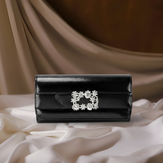 Women Black Clutch