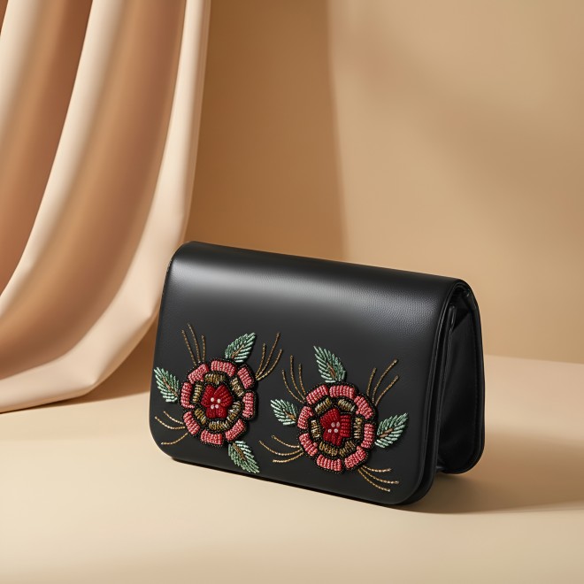 Mochi Women Black Clutch
