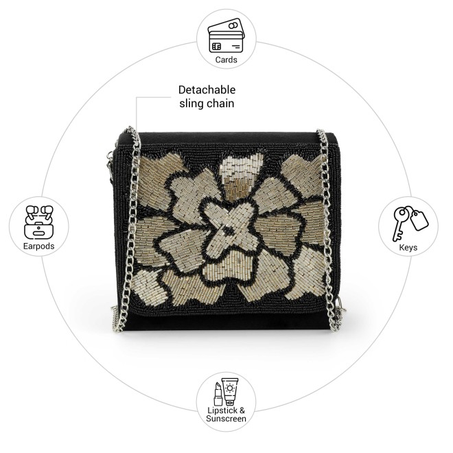 Mochi Women Black Evening Bag (SKU: 38-258-11-10)