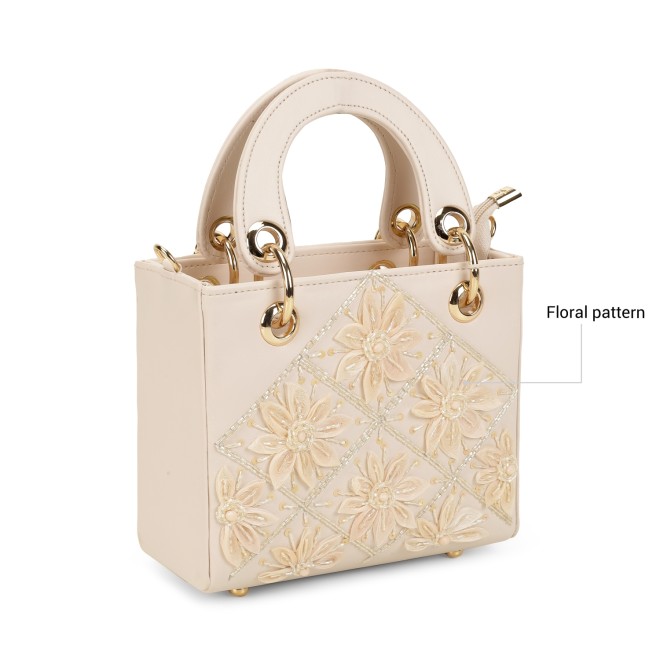 Mochi Women Beige Satchel Bag (SKU: 38-259-20-10)