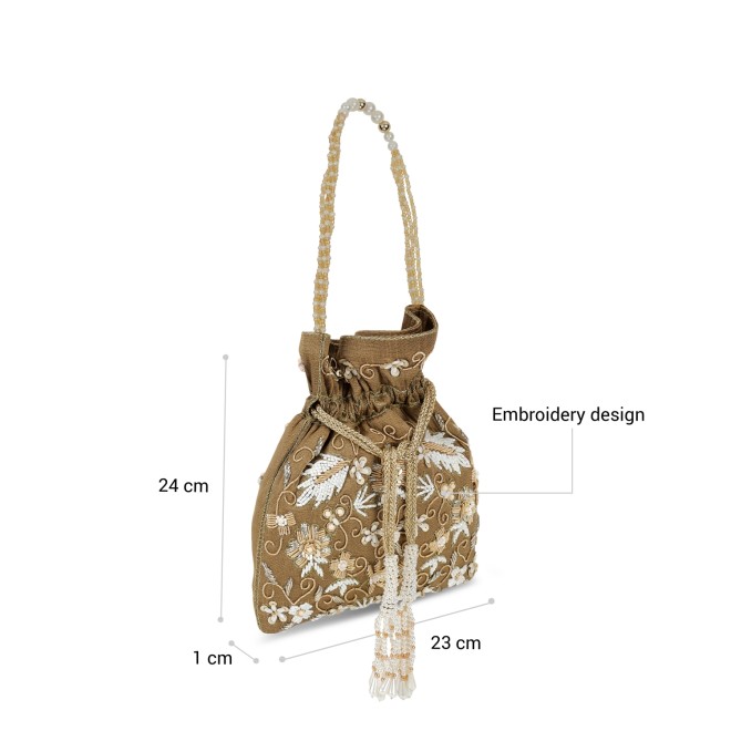 Mochi Women Antic-gold Potlis (SKU: 38-260-28-10)