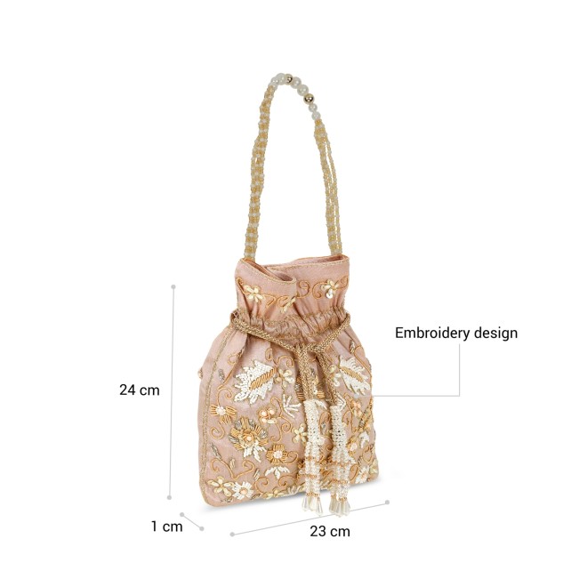 Mochi Women Rose-gold Potlis (SKU: 38-260-52-10)