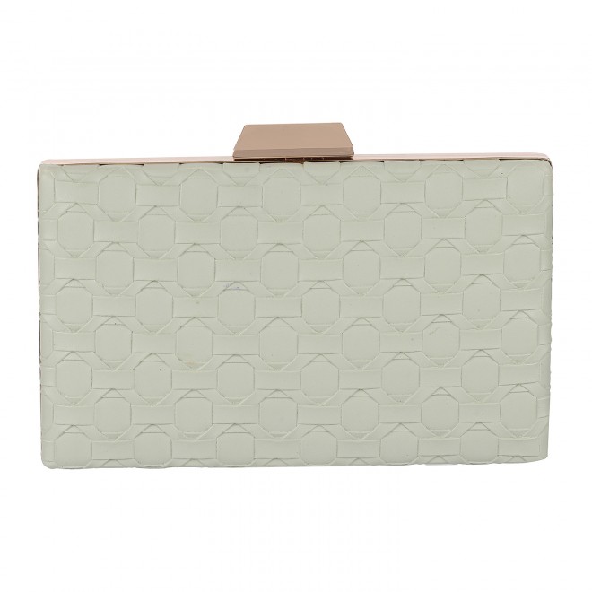 Mochi Women Green Hand Bags Box Clutch (SKU: 38-30-21-10)