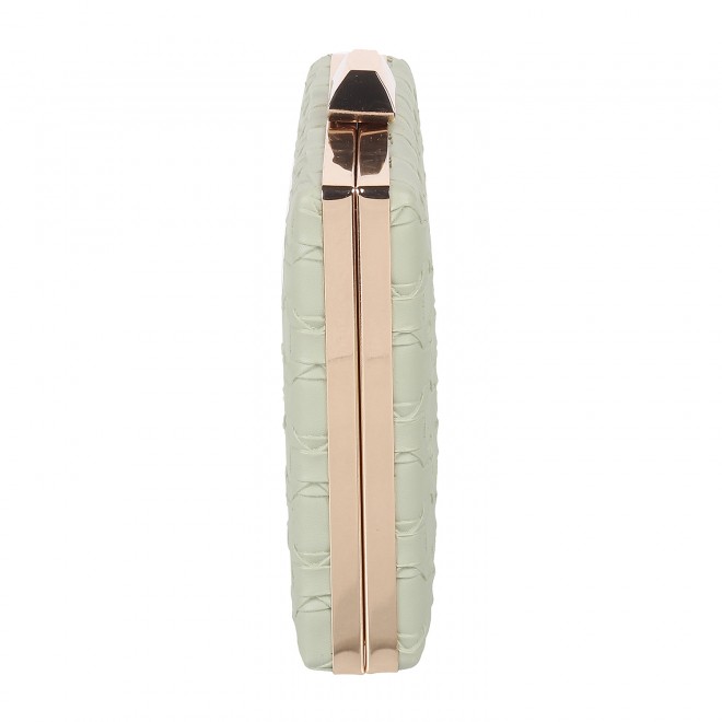 Mochi Women Green Hand Bags Box Clutch (SKU: 38-30-21-10)