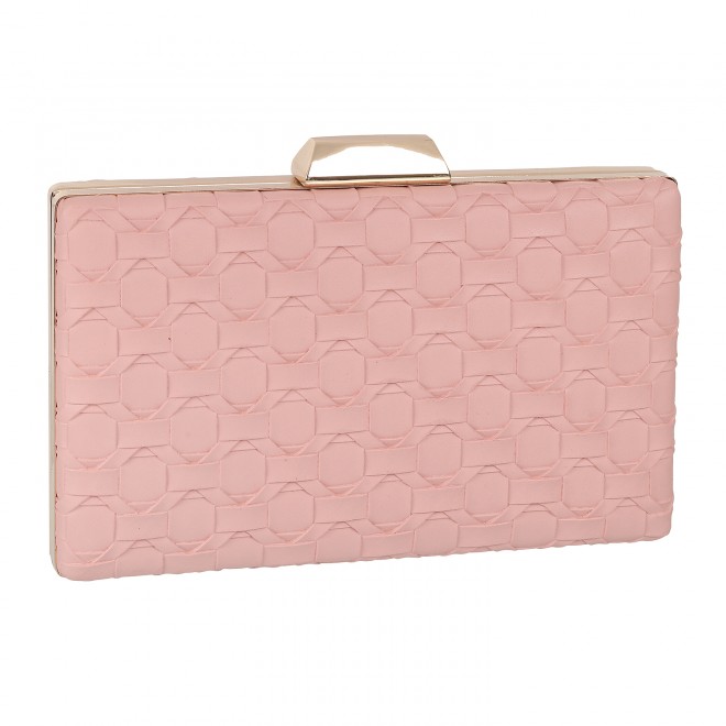 Mochi Women Pink Hand Bags Box Clutch (SKU: 38-30-24-10)