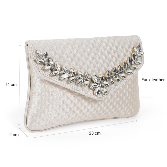 Mochi Women Gold Clutch (SKU: 38-329-15-10)