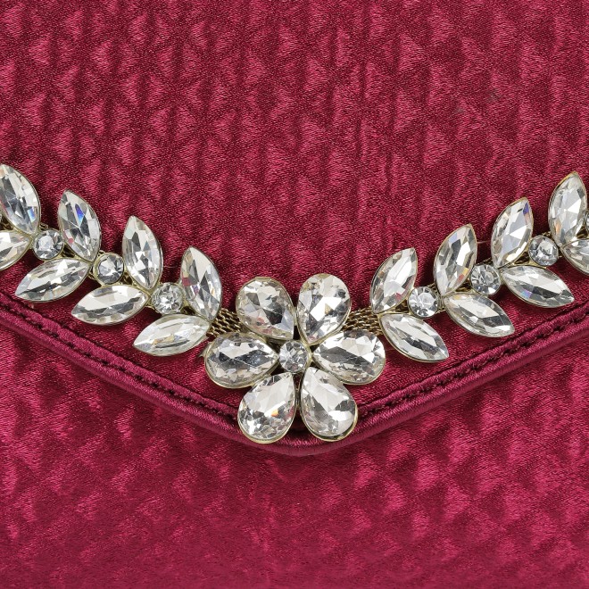 Mochi Women Maroon Clutch (SKU: 38-329-44-10)