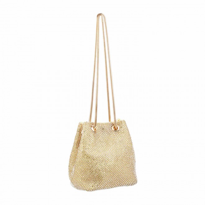 Mochi Women Gold Bag Clutches (SKU: 38-6825-15-10)