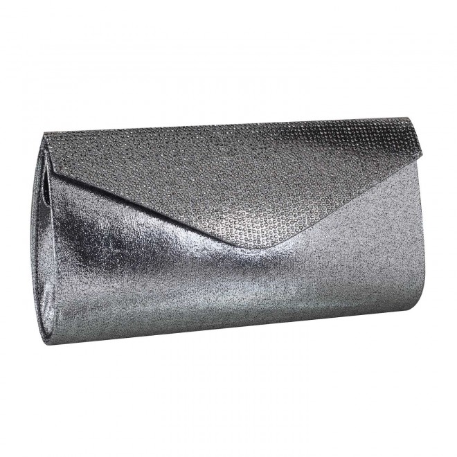 Mochi Women Gun-Metal Clutches (SKU: 38-7214-29-10)