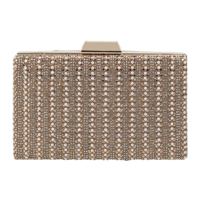 Mochi Women Antique-Gold Clutches