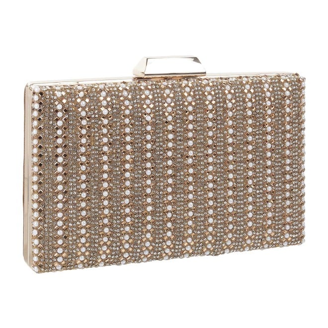 Mochi Women Antique-Gold Clutches (SKU: 38-7663-28-10)