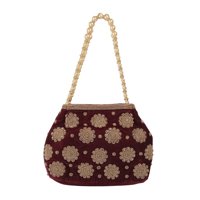 Mochi Women Maroon Potlis