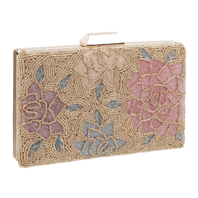 Mochi Women Gold Clutches (SKU: 38-7720-15-10)