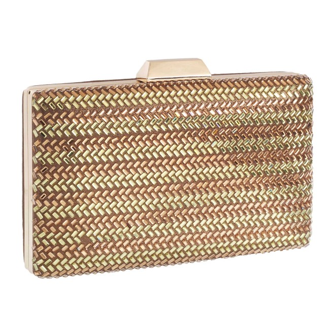 Mochi Women Antique-Gold Clutches (SKU: 38-8361-28-10)