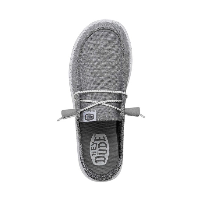 HEYDUDE Women Grey Casual Sneakers (SKU: 398-40549-14-8)