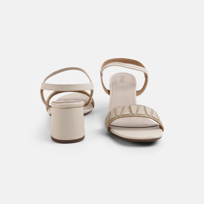 Mochi Women Off-white Party Sandals (SKU: 40-122-66-36)