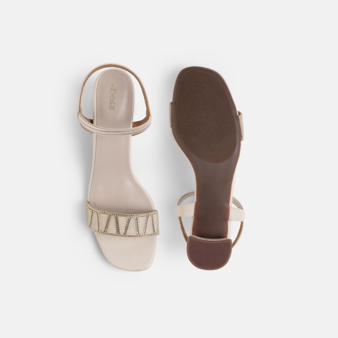 Mochi Women Off-white Party Sandals (SKU: 40-122-66-36)