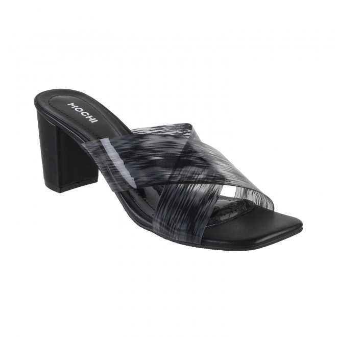 Mochi Women Black Casual Sandals (SKU: 40-132-11-36)