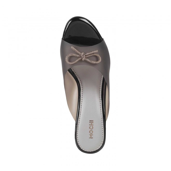 Mochi Women Black Party Sandals (SKU: 40-137-11-36)