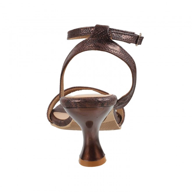Mochi Women Bronze Party Sandals (SKU: 40-141-46-37)
