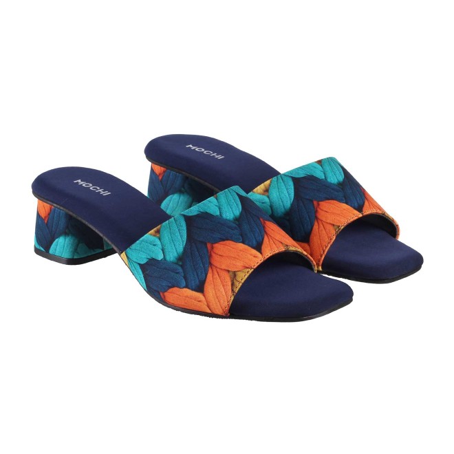 Mochi Women Blue Casual Sandals