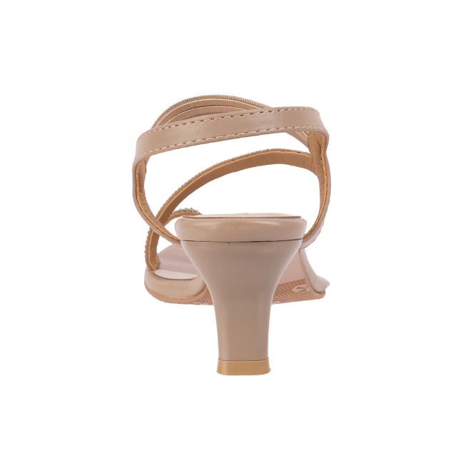 Mochi Women Beige Formal Sandals (SKU: 40-186-20-37)