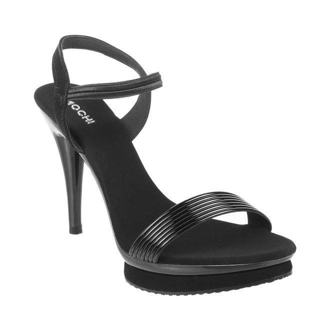 Mochi Women Black Party Sandals (SKU: 40-208-11-36)
