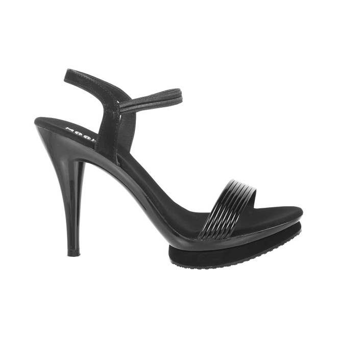 Mochi Women Black Party Sandals (SKU: 40-208-11-36)