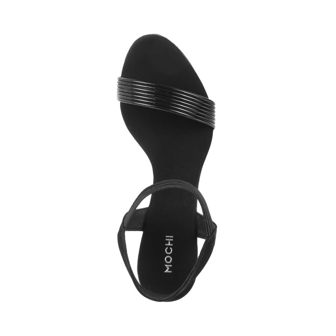 Mochi Women Black Party Sandals (SKU: 40-208-11-36)