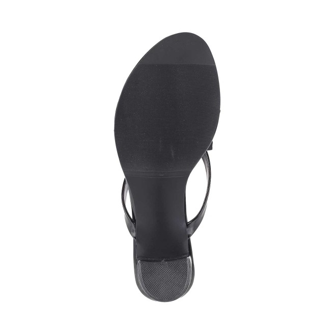 Mochi Women Black Party Slip Ons (SKU: 40-209-11-37)