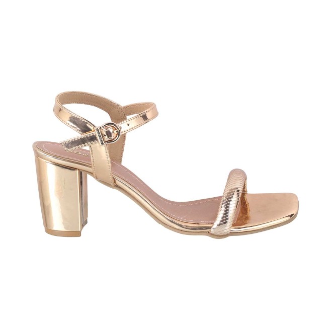 Mochi Women Rose-Gold Party Sandals (SKU: 40-210-52-37)