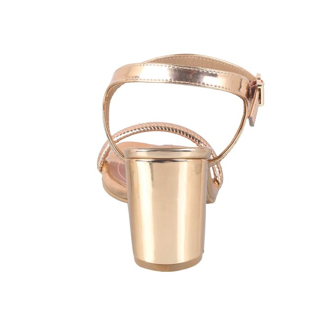 Mochi Women Rose-Gold Party Sandals (SKU: 40-210-52-37)