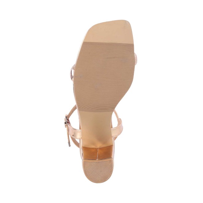 Mochi Women Rose-Gold Party Sandals (SKU: 40-210-52-37)
