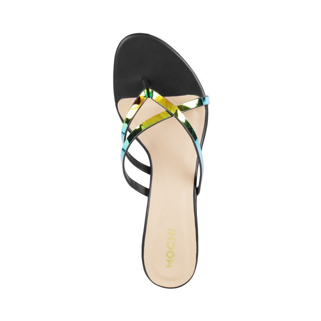 Mochi Women Black Casual Slip Ons (SKU: 40-2174-11-38)