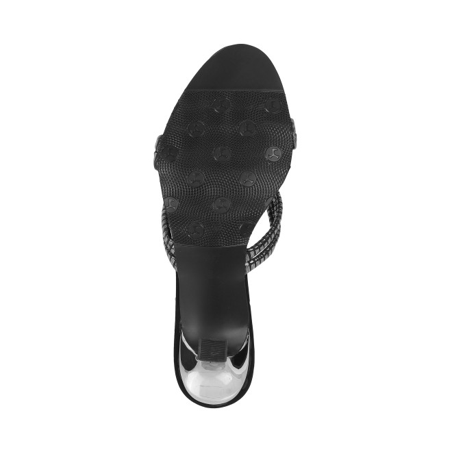 Mochi Women Black Party Slip Ons (SKU: 40-238-11-37)