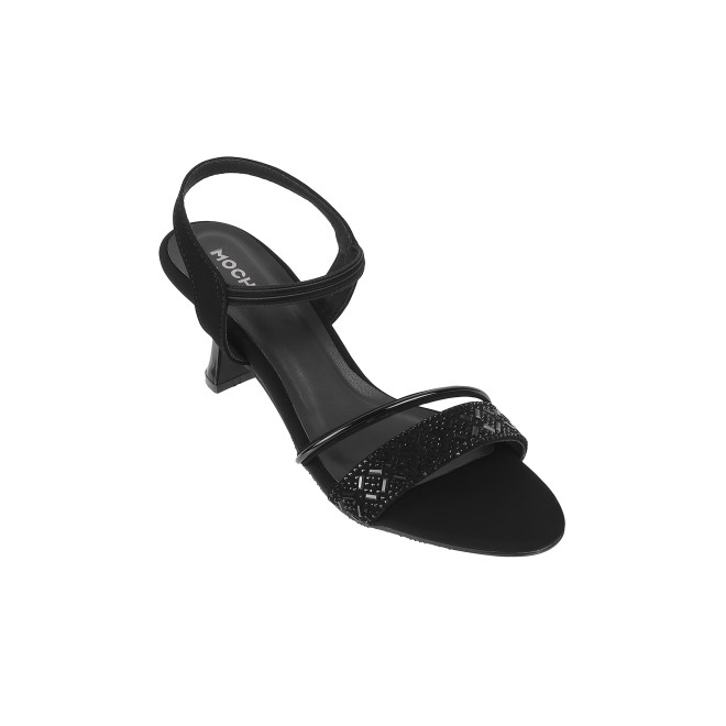 Mochi Women Black Casual Sandals (SKU: 40-239-11-37)